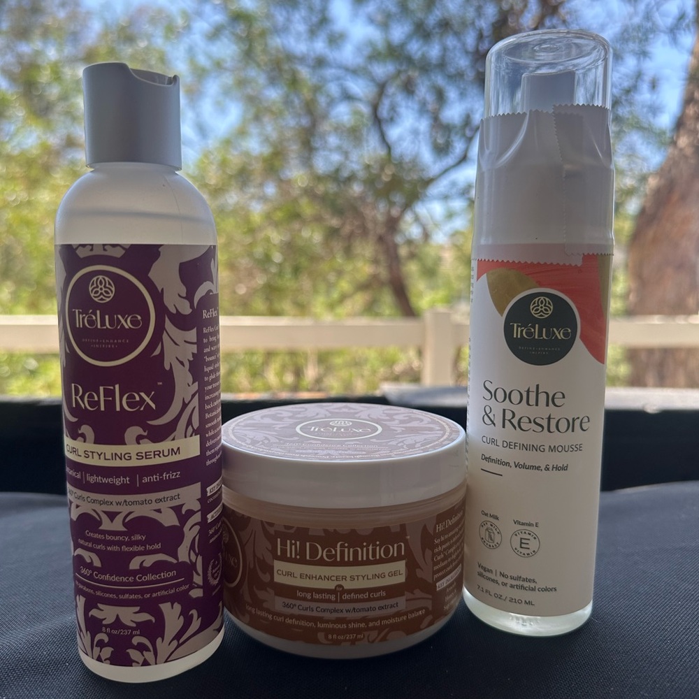 COPY - Curl Styling Set - Purple and White